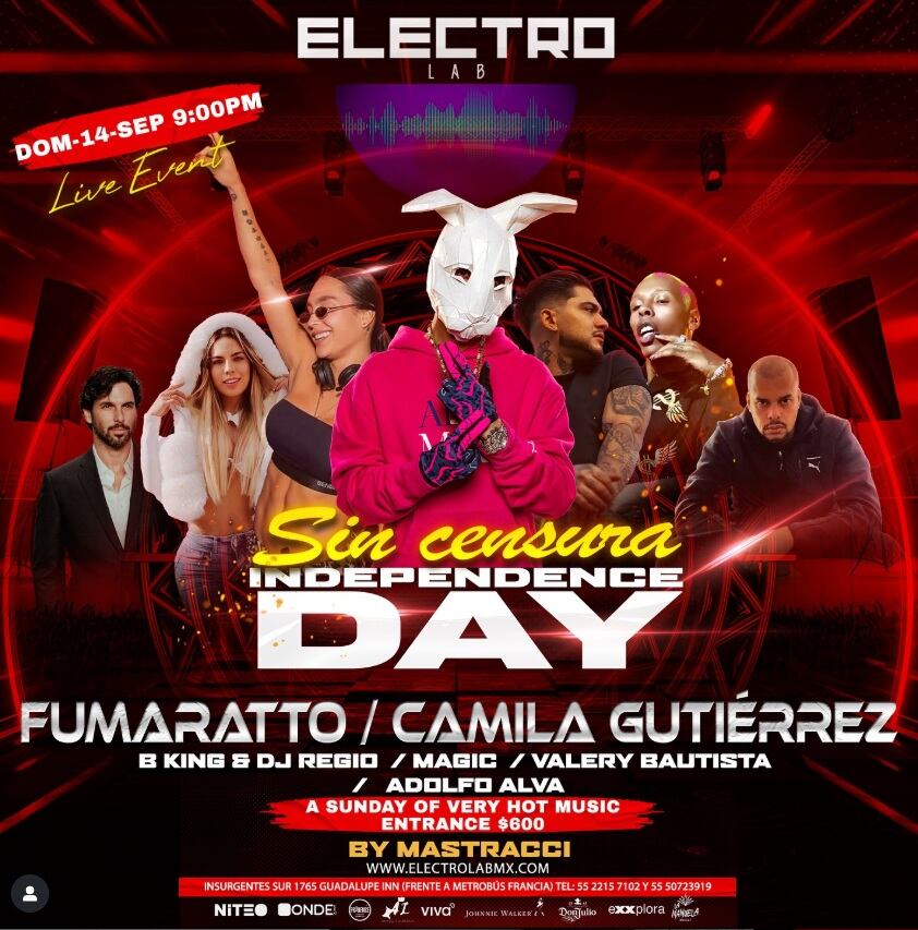 Este fue el evento al que asistieron B King y el Dj Regio Clownn - crédito @bkingoficial/IG