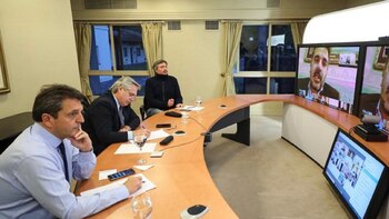 Sergio Massa, Alberto Fernández y