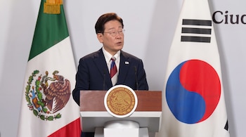 El presidente Lee Jae-myung planteó a Sheinbaum una cooperación militar que incluiría modernización castrense y producción local de tecnología bélica, pero el Gobierno mexicano no ha precisado su postura ni los alcances del acuerdo