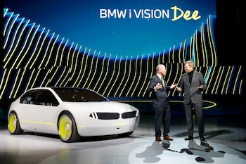 El BMW i Vision Dee ha sido presentado en varios eventos internacionales junto con todas su funcionalidades. (Foto REUTERS/Steve Marcus)