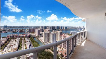 Una vista aérea de Miami,