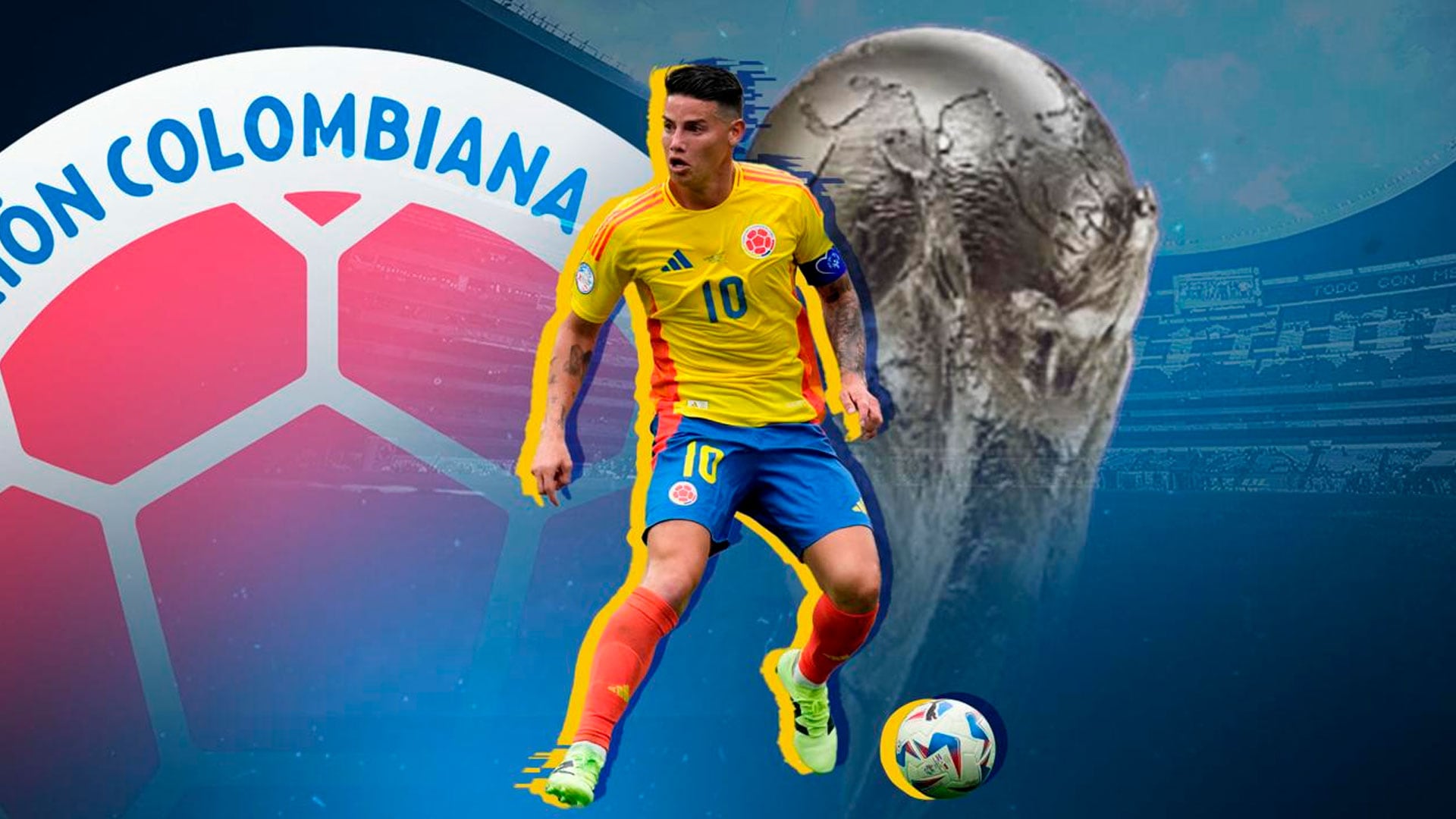 James Rodríguez jugará en el 2026 su último Mundial de fútbol con la selección Colombia - crédito Reuters