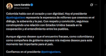 Laura Sarabia, se refirió al