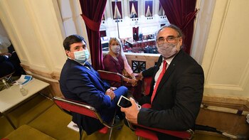 Luis Basterra, ministro de Agricultura,