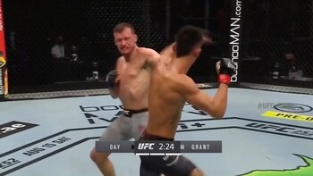 El momento del golpe que