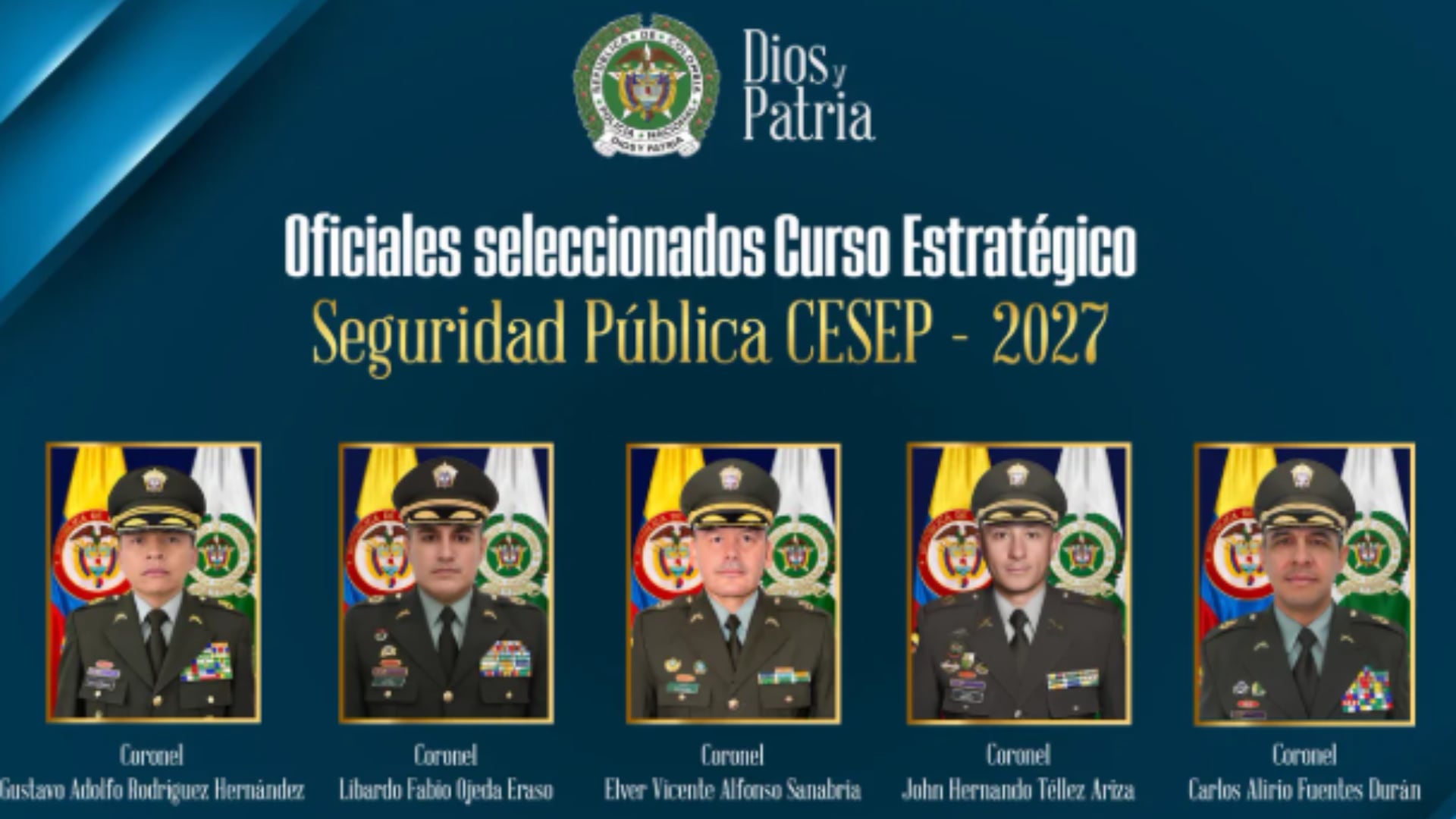 Ascensos en la Policía: estos son los coroneles seleccionados para el curso de ascenso a generales