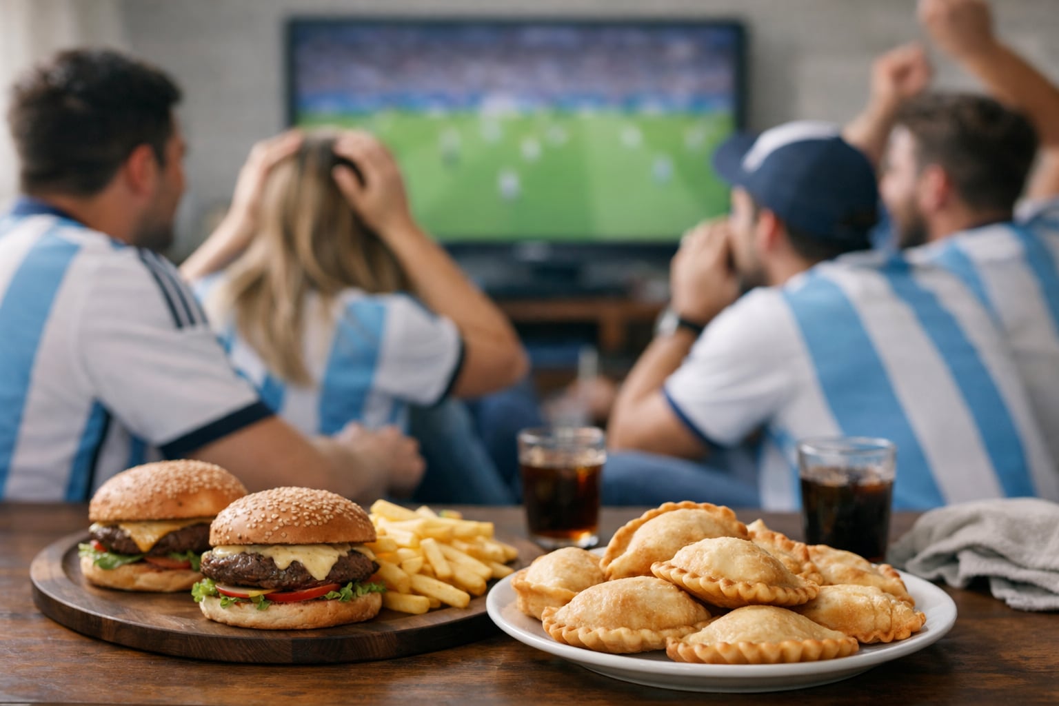 El último partido de Argentina, jugado un viernes por la tarde, marcó un alza del 85% en los pedidos por delivery (Imagen Ilustrativa Infobae)