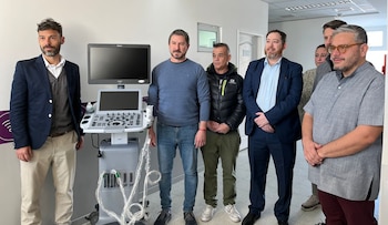 Galicia entregó equipamiento en Hospital