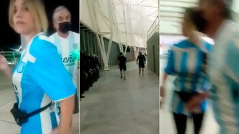 Los hinchas de Racing repudiaron y expulsaron de la tribuna a Chavay Ruiz, el ex intendente condenado por abuso sexual