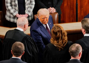 Finalizó el discurso de Donald