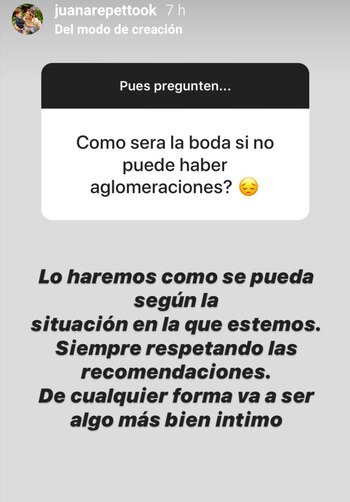 El casamiento de Juana y