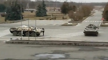 Tanques tomaron el control de