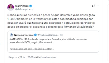 La congresista María del Mar