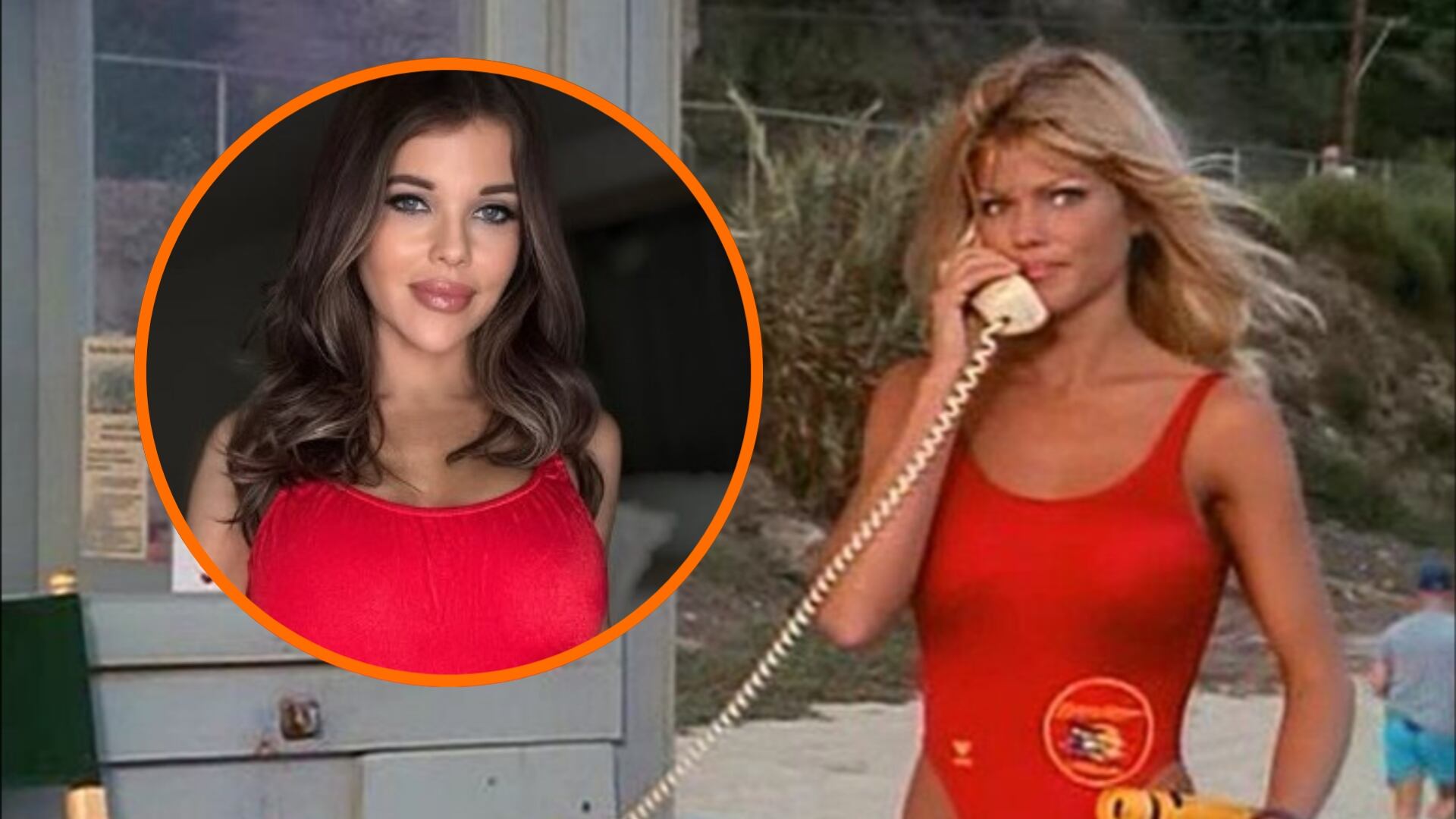 Donna D’Errico nuevamente uso el icónico traje de baño de