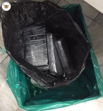 Los paquetes se encontraban dentro