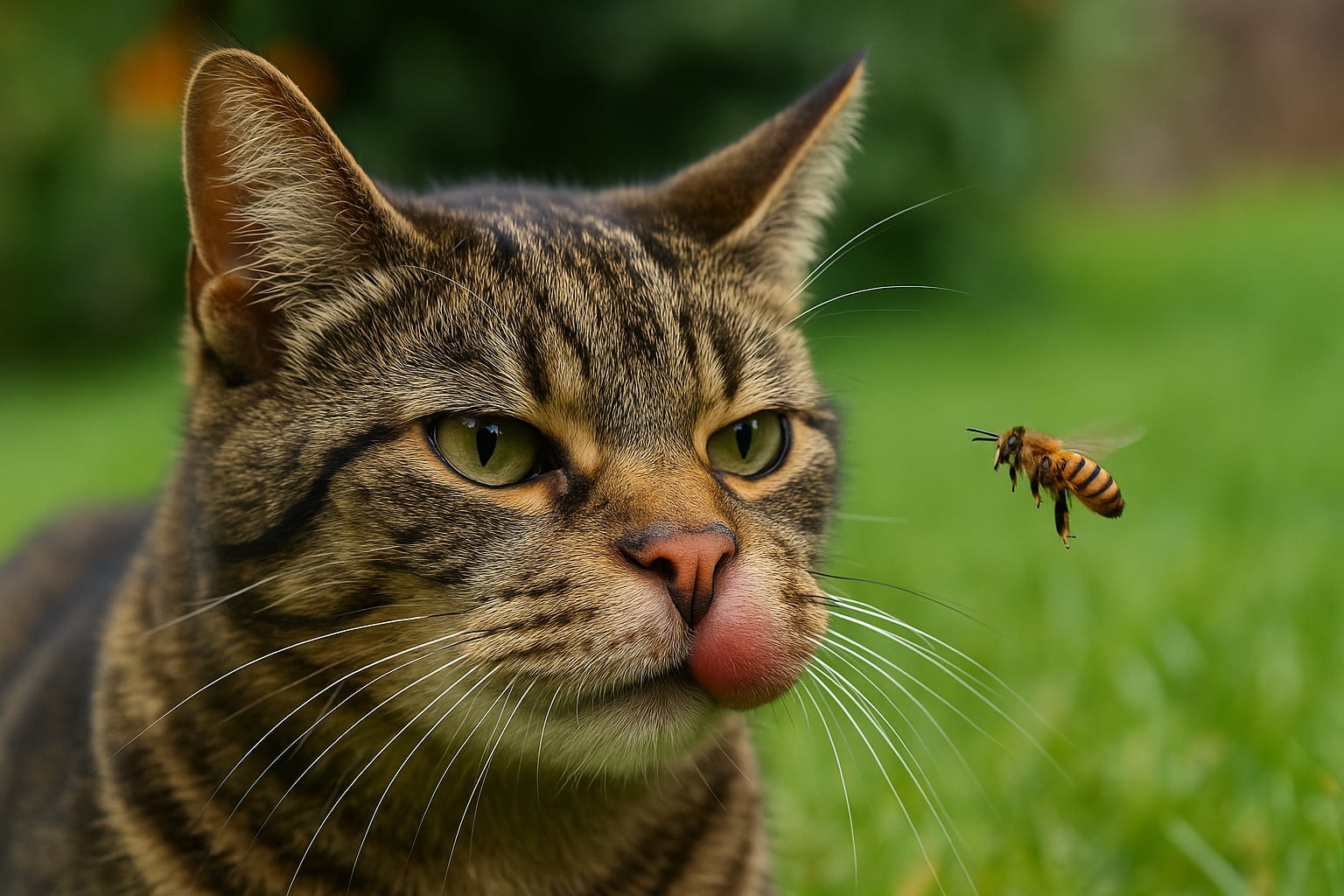 La inesperada reacción de una mascota tras un encuentro con una abeja se volvió viral en TikTok por su mezcla de sorpresa y ternura (Imagen ilustrativa)