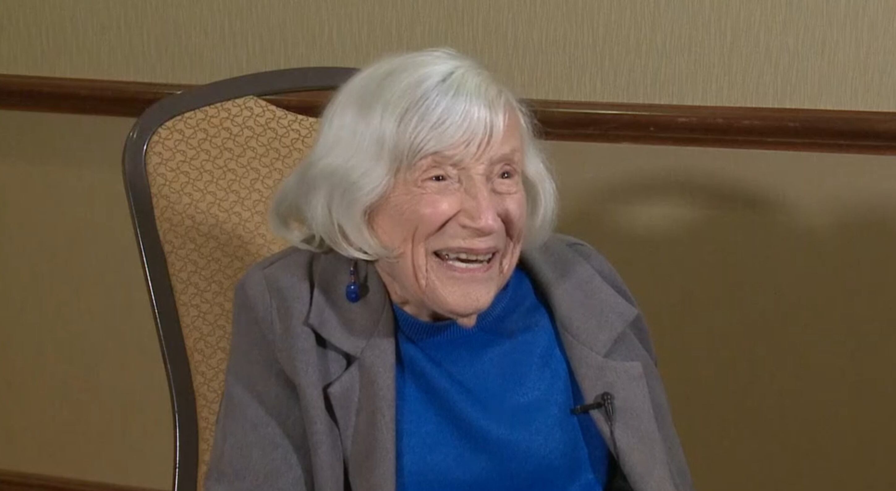 Marthe fue conocida por su apodo de guerra “Chichinette”, que significa “Pequeña Molestia”, en alusión a su determinación - (Captura de Video News Center Maine)