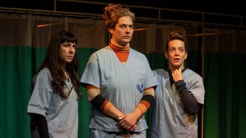 Silvia, Ludmila y Gloria, los