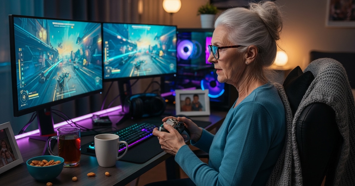 Así fue el insólito rescate de una abuela gamer: ignoró las llamadas porque intentaba superar su récord