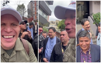 Germán Rodríguez registró momento con Iván Cepeda