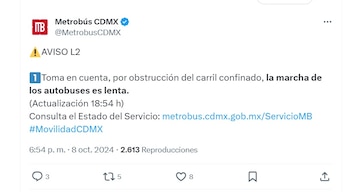 (X/ @MetrobusCDMX)
