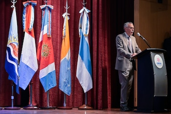 El ministro de Salud, Mario Lugones, asistió en representación del flamante jefe de Gabinete, Diego Santilli