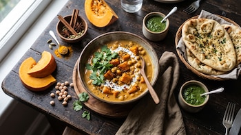 Receta de curry de calabaza, rápida y fácil