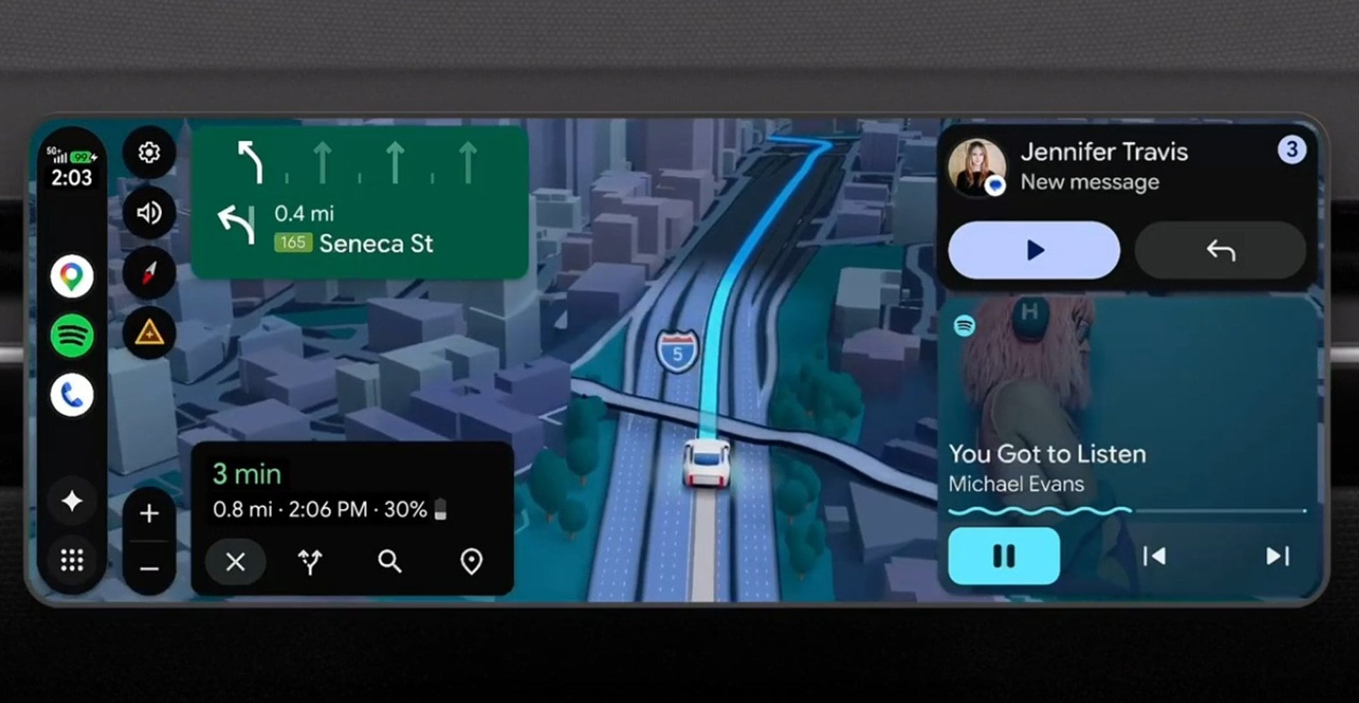 Google Maps introduce navegación inmersiva en 3D, integrando edificios y señales para una conducción más intuitiva. (Europa Press)