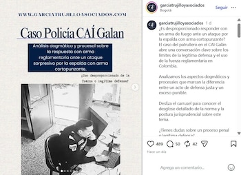 El colectivo de abogados compartió su análisis desde su cuenta en Instagram el miércoles 26 de agosto de 2026 - crédito @garciatrujilloyasociados/IG