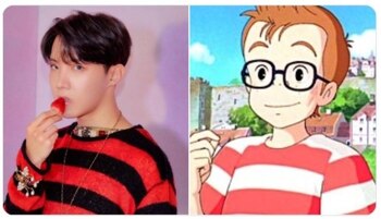 J Hope y las veces que lo compararon con un personaje de anime