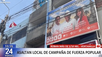 Asaltan local de Fuerza Popular en Ventanilla y roban S/10 mil: dos sospechosos fueron detenidos