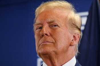 Donald Trump en un evento de campaña en Iowa (Reuters)