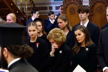 La familia real española, con
