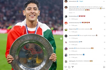 Edson Álvarez y su emotivo