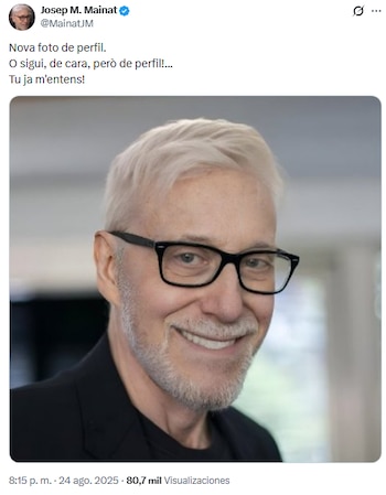 Josep Maria Mainat en una