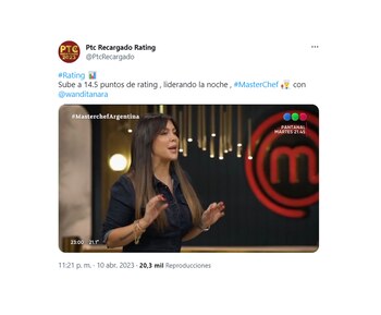 El reality de cocina fue