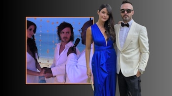 Así lucían Maleja Restrepo y Tatán Mejía el día de su boda: la pareja llegó en moto al altar