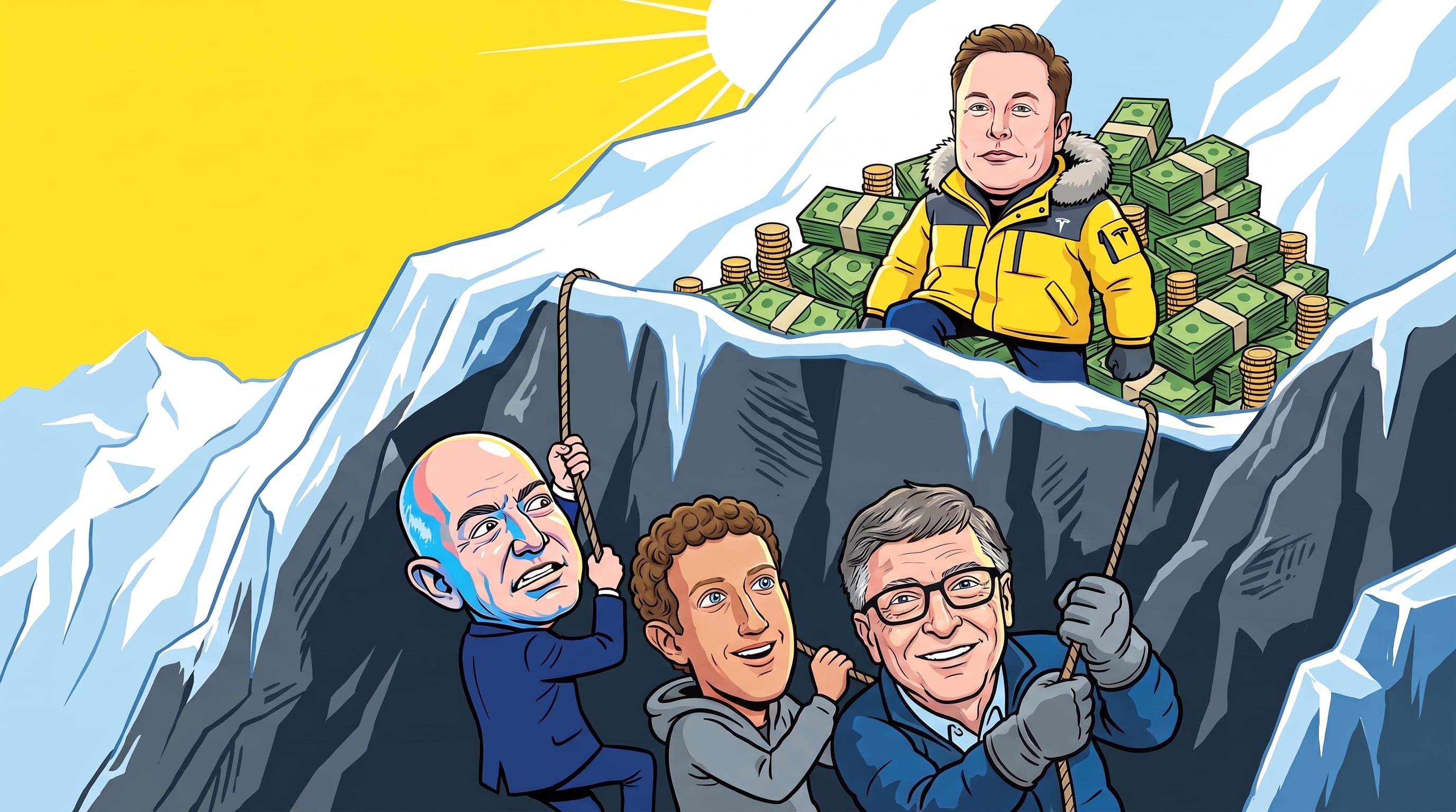 SpaceX y Tesla elevan la fortuna de Elon Musk por encima de Bezos y Zuckerberg (Imagen Ilustrativa Infobae)