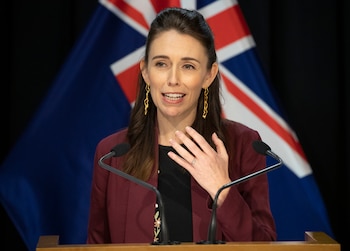 La premier Jacinda Ardern en