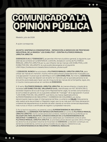 La Superintendencia de Industria y Comercio falló a favor de Codiscos S.A.S. al declarar la infracción de los derechos de propiedad industrial sobre la marca Los Diablitos - crédito @codiscos/ Instagram