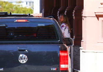 Karina Milei también participó del