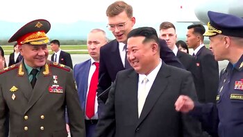 Hubo momentos de sonrisas entre