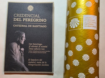 Camino de Santiago - credencial del peregrino