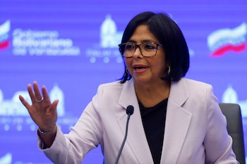 Delcy Rodriguez (REUTERS/Leonardo Fernandez Viloria)