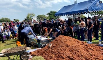 Entierro de Octavio Ocaña en