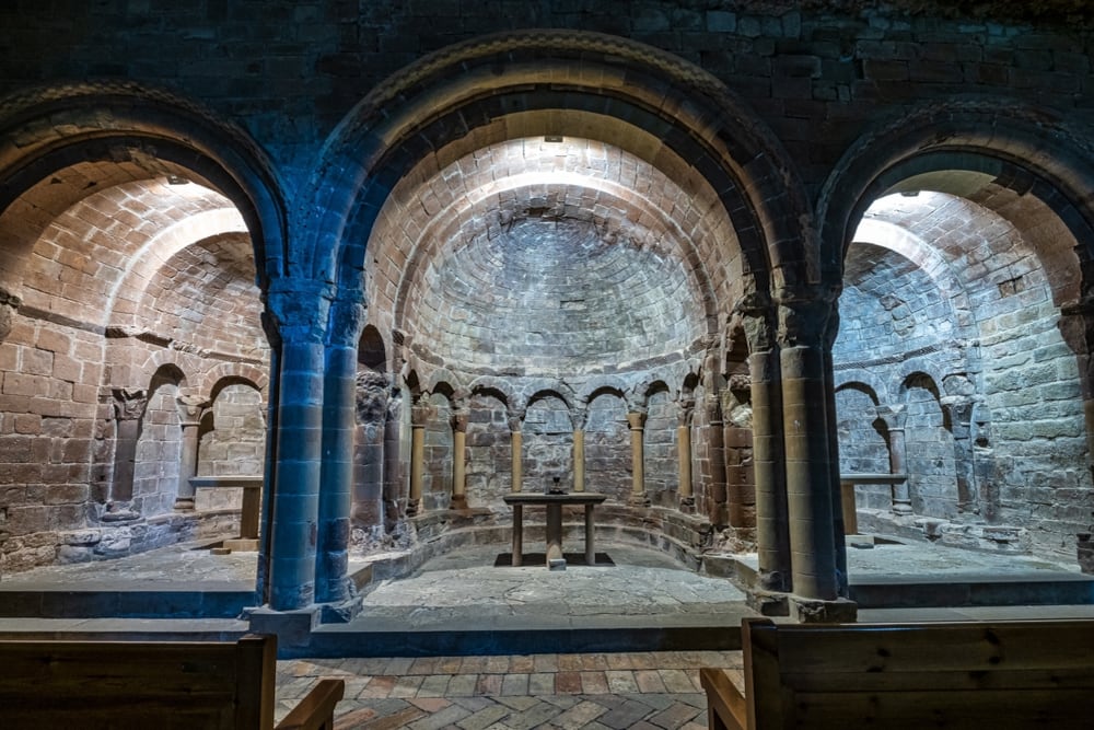 El Real Monasterio de San Juan de la Peña, en Huesca (Shutterstock).