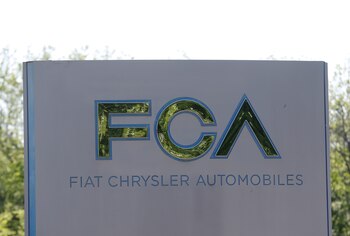 El logo de Fiat Chrysler