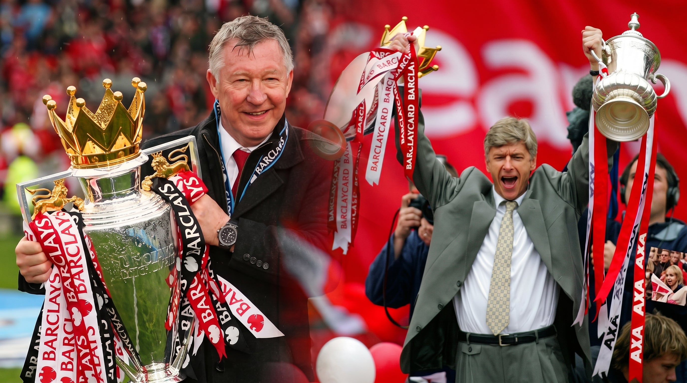 Arsène Wenger y Sir Alex Ferguson protagonizaron una de las rivalidades más intensas del fútbol inglés durante más de una década (Imagen Ilustrativa Infobae)