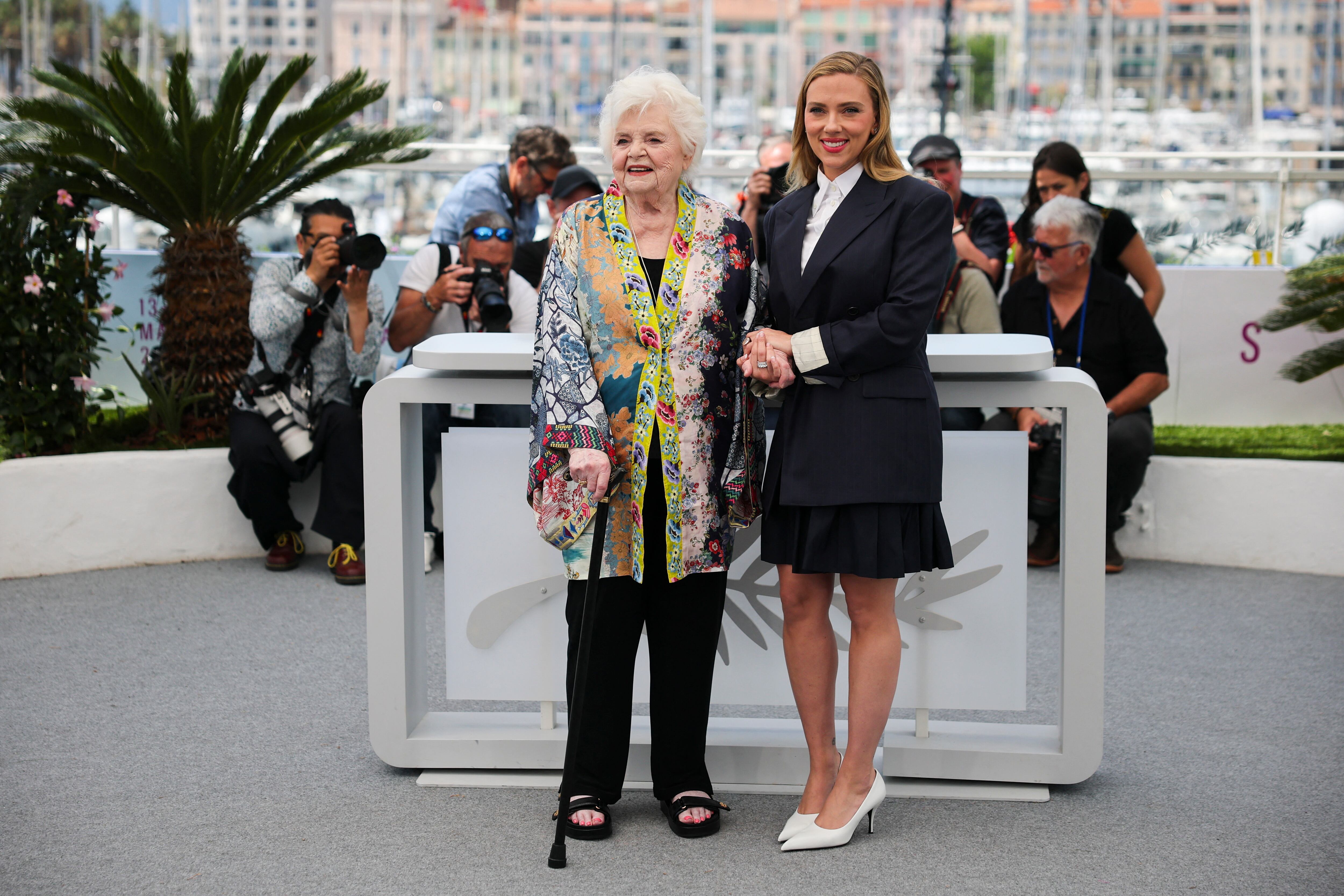 Con Eleanor the Great, Scarlett Johansson debutó como directora explorando identidad, raíces familiares y transformación personal (REUTERS/Sarah Meyssonnier)