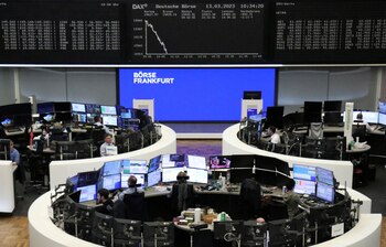 Los valores bancarios europeos cayeron